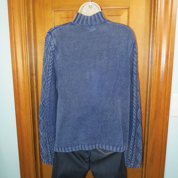Foxcroft Black & Silver Polka Dot Cardigan Sweater Large Perfect staple for your - Picture 6 of 9